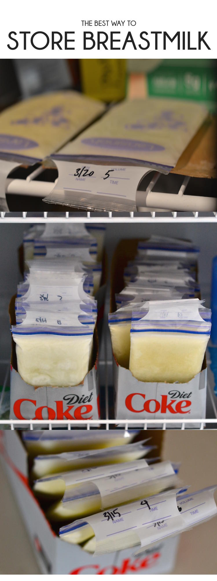 this is the best way to store breast milk // lovelyluckylife.com