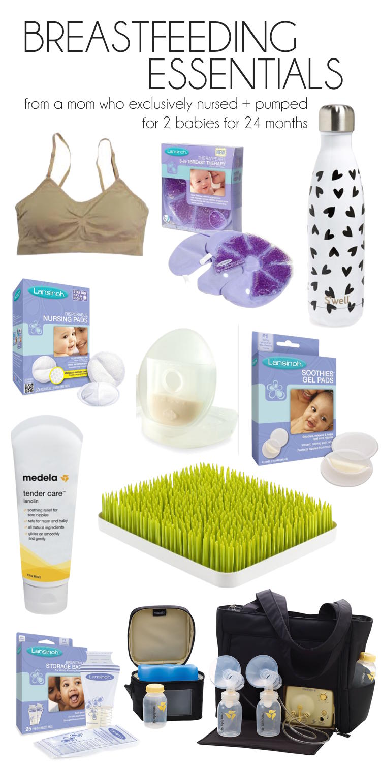 breastfeeding essentials from a mom who nursed and pumped for 24 months