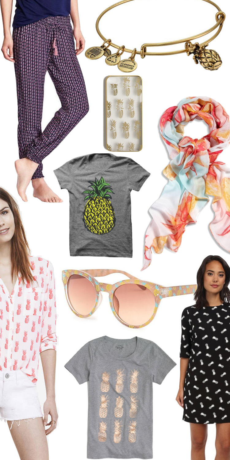 love pineapple style! the cutest pineapple pieces 