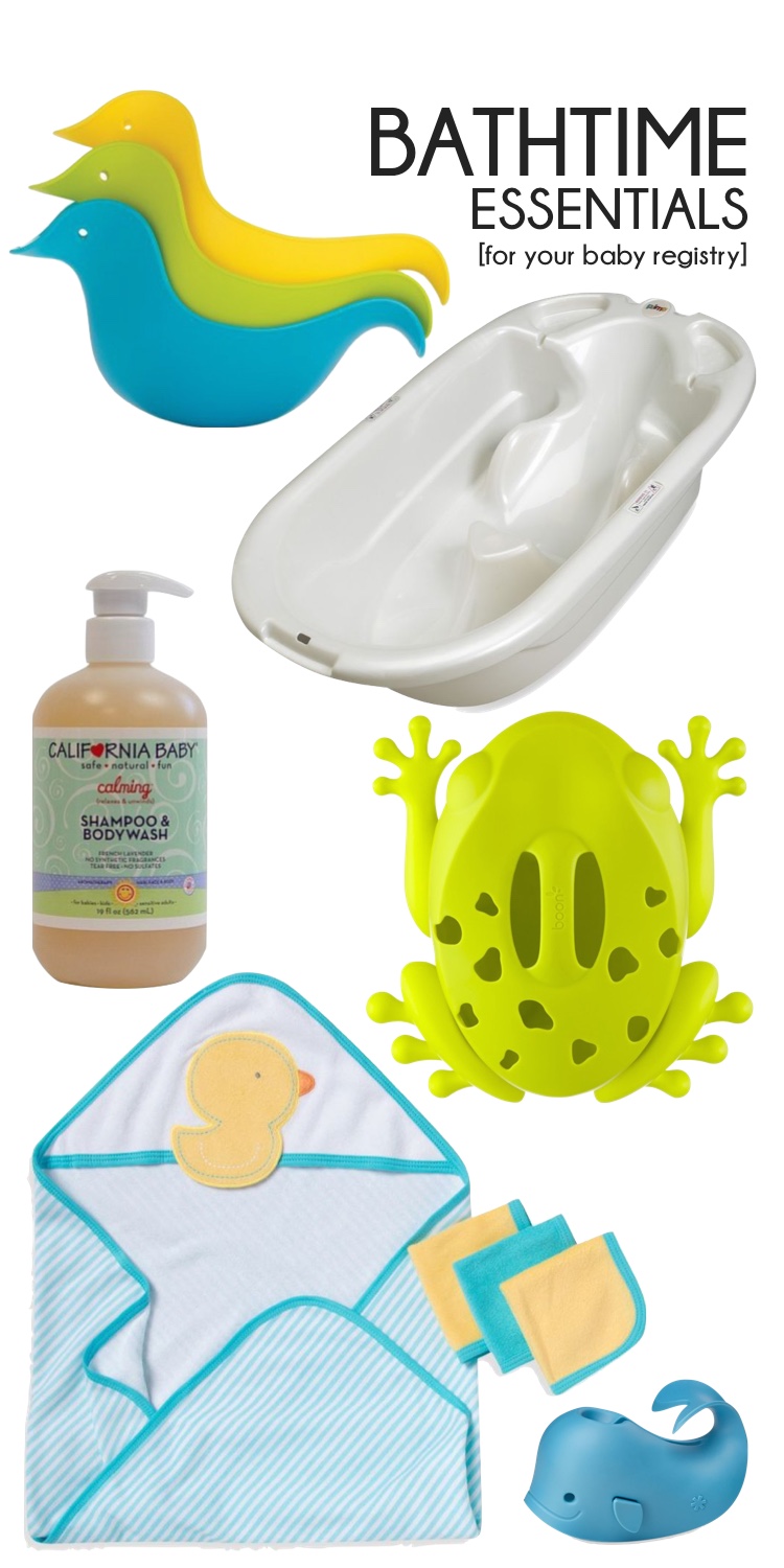 baby bath essentials for your baby registry - must pin for the registry! // lovelyluckylife.com