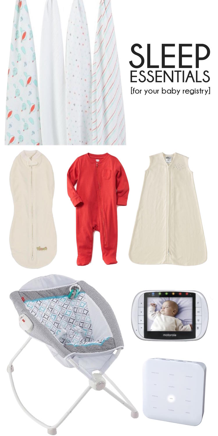 sleep essentials for baby - put these on your baby registry // lovelyluckylife.com