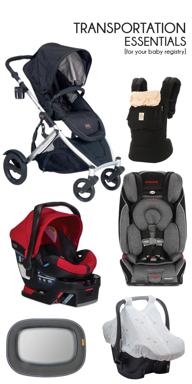 baby transportation essentials for your baby registry // lovelyluckylife.com