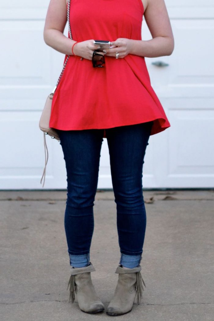 Swingy Red Tank Top + A GIVEAWAY