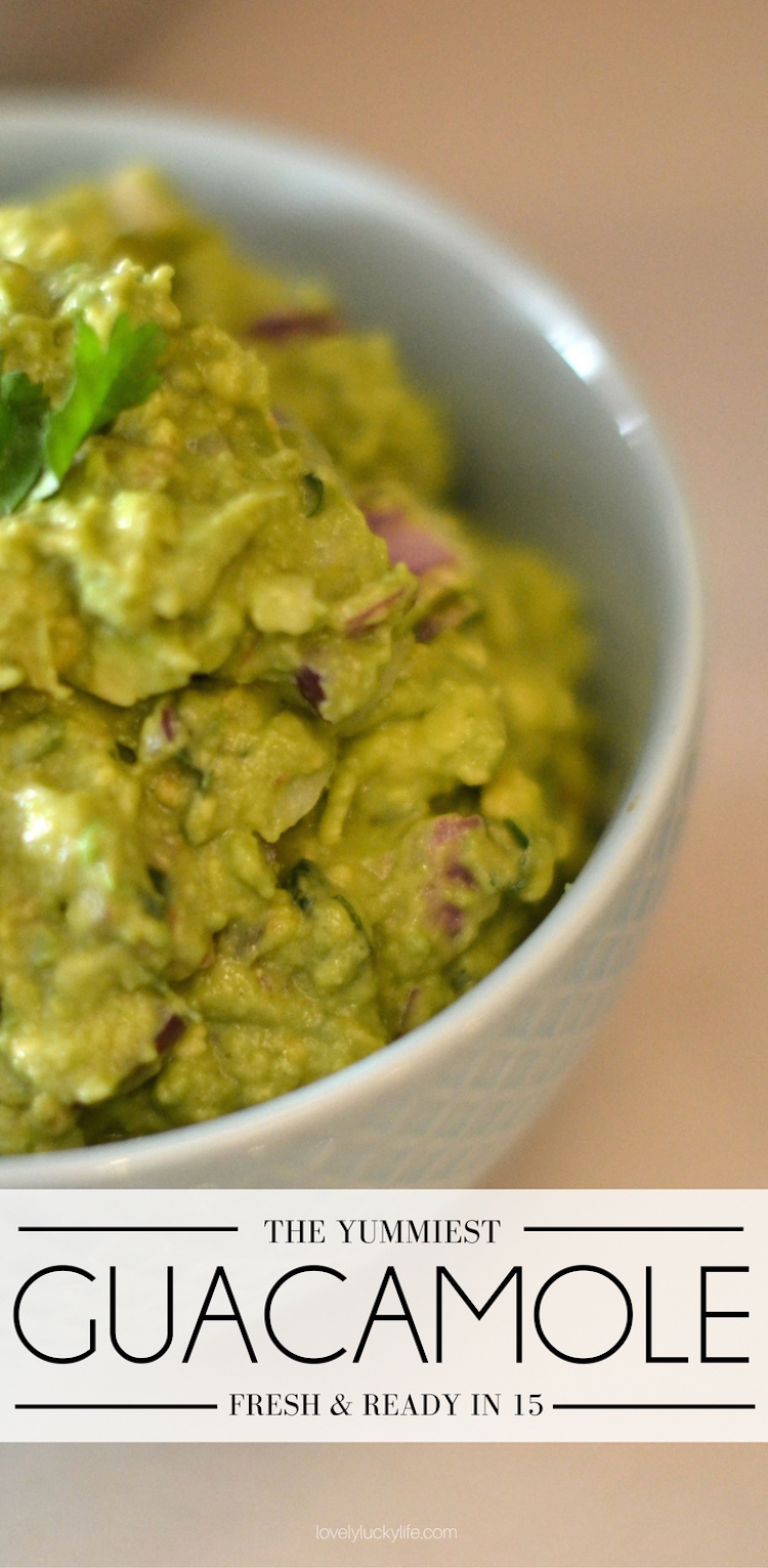 the best guacamole recipe you'll ever have - how to make creamy, fresh, homemade guacamole - great for a summer BBQ or potluck