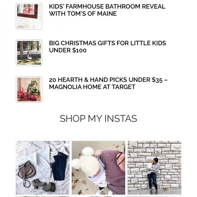 how to make a landing page for people coming to your blog from Instagram