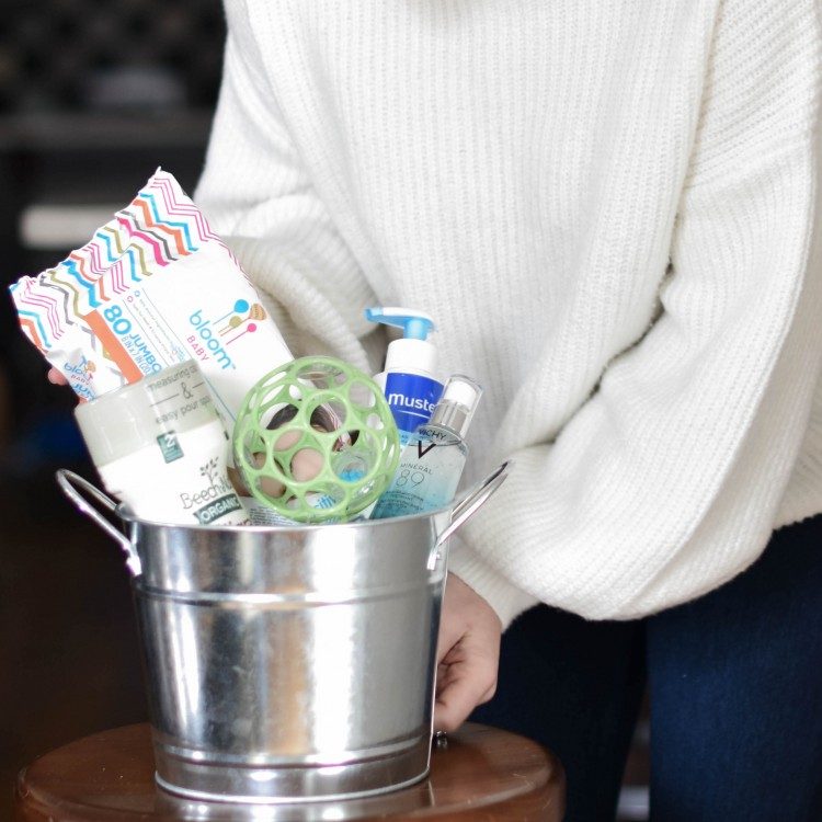 how to make a baby shower gift bucket