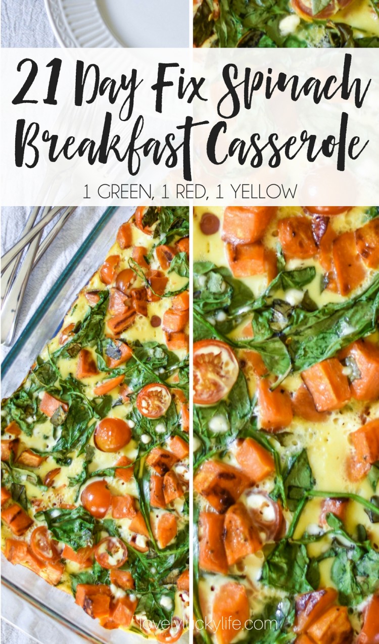 this #21dayfix #breakfast #casserole is so easy - only 6 ingredients! #mealprep for breakfast #eggs