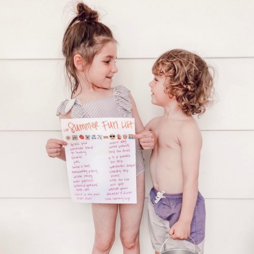 summer bucket list for little kids