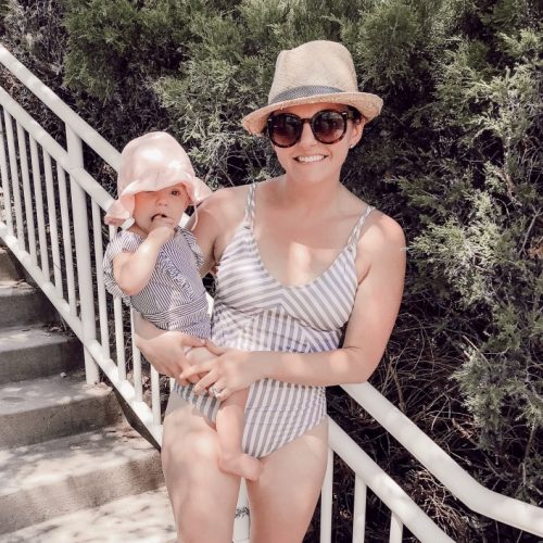 matching mommy & me swimsuits