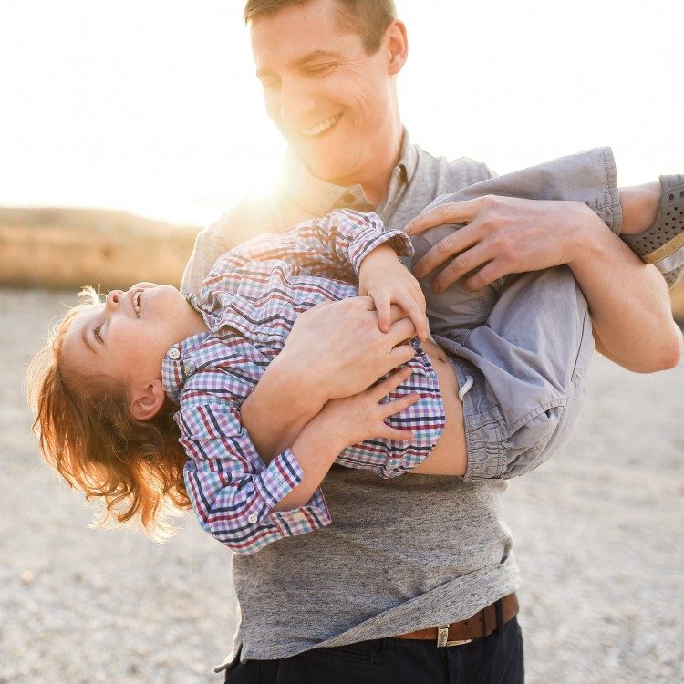 love this shot of father and son for a family portrait session!