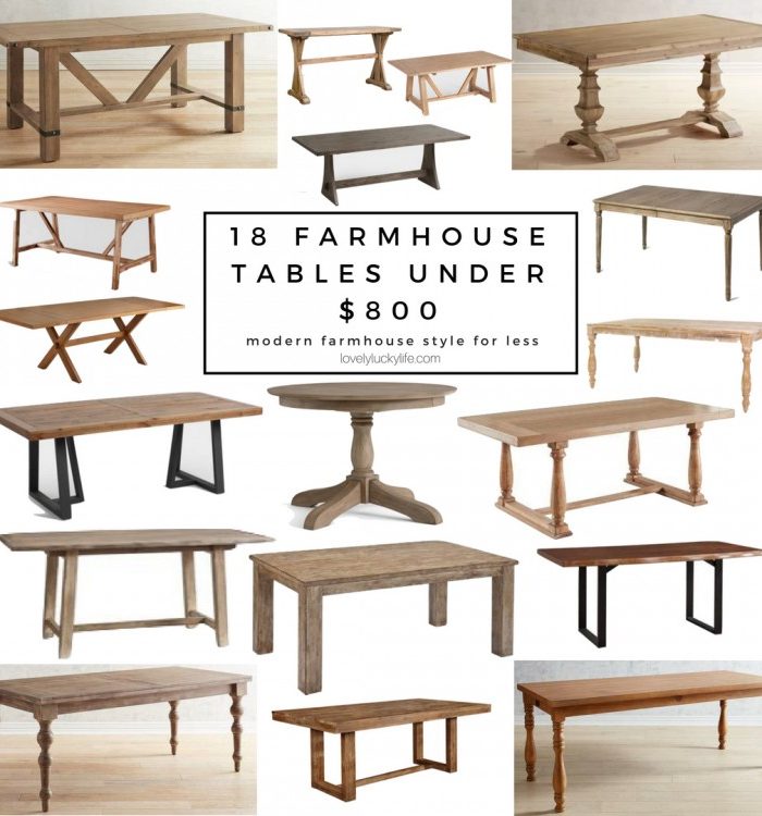 18 of the Best Modern Farmhouse Tables Under $800