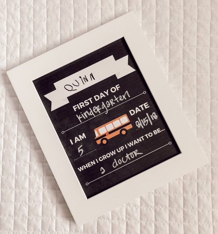 Free Back-To-School Printable Sign