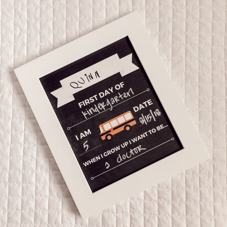 cute chalkboard back to school download printable for kindergarten