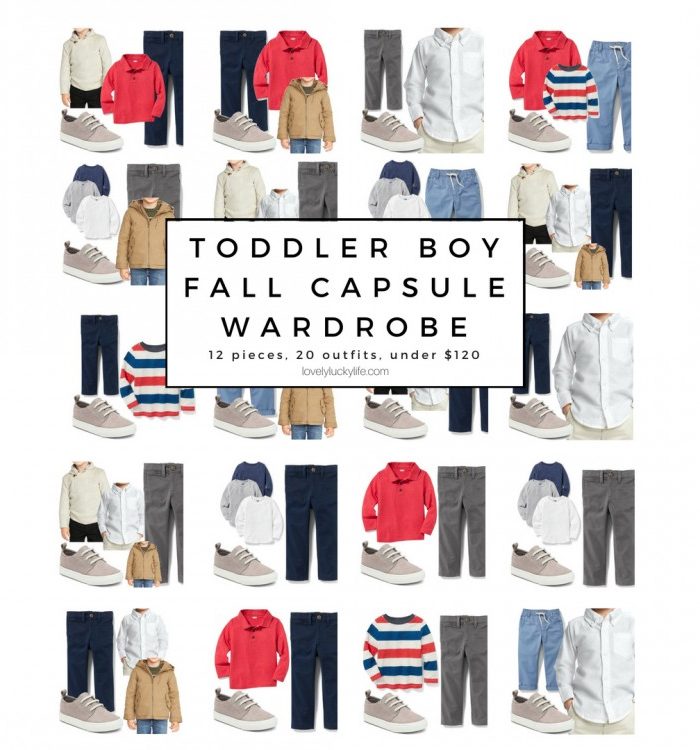 Classic Toddler Boy Fall Capsule Wardrobe
