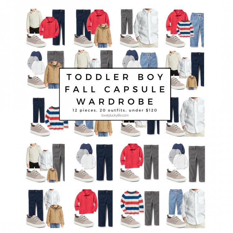 easy toddler boy capsule wardrobe