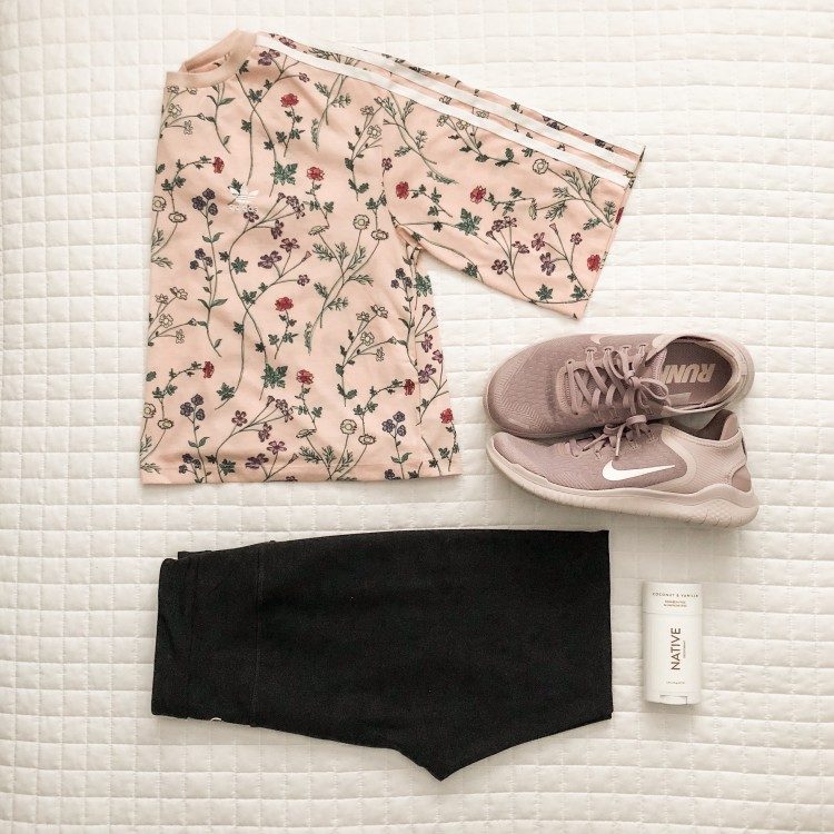 making the switch to natural deodorant + a cute workout outfit