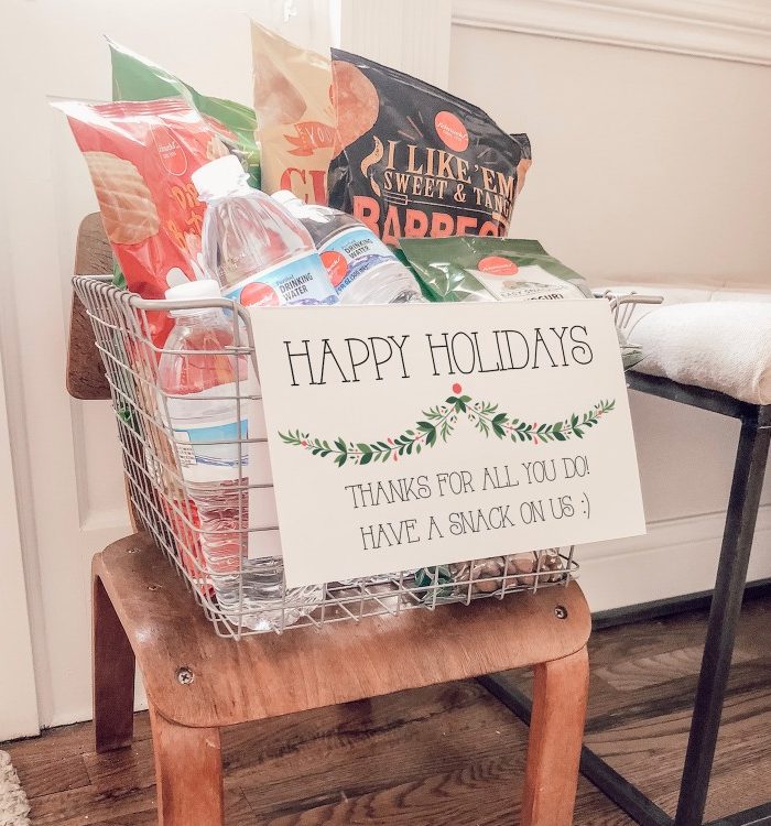 Make This Delivery Driver Snack Basket & Win the Holidays