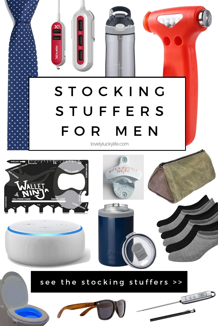30 Stocking Stuffer Ideas for Men - Lovely Lucky Life