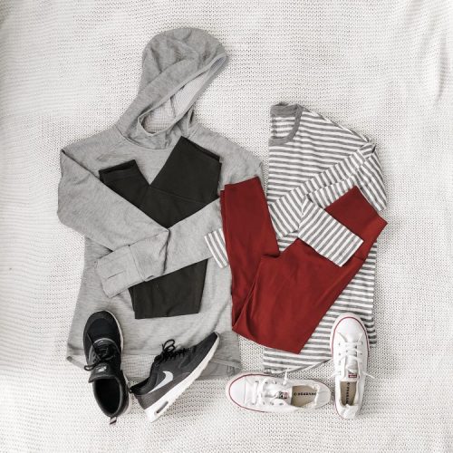 cute outfits with athletic leggings