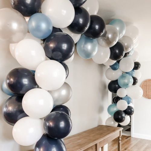 how to make your own balloon banner cover
