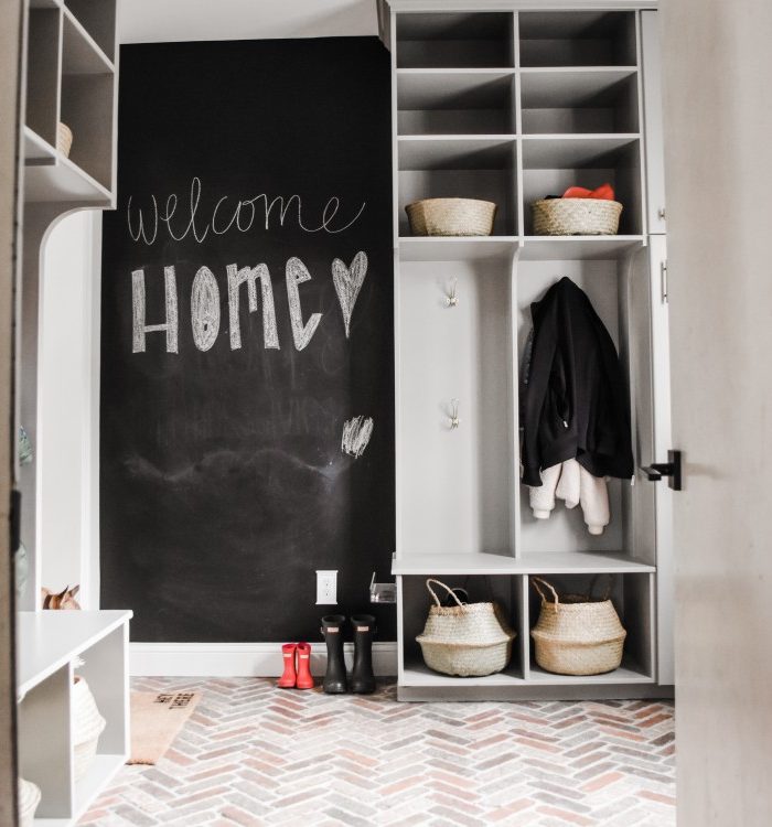 Our Modern Classic Mudroom Reveal