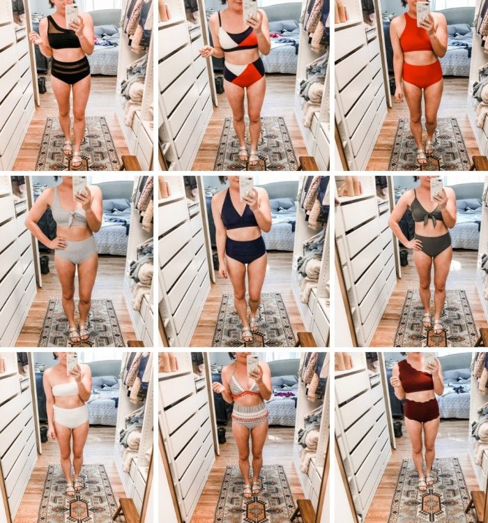 High Waisted Swimsuits For Moms