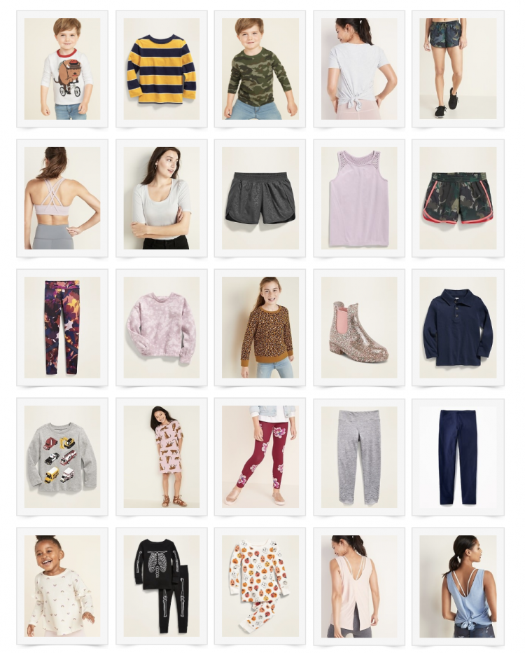 old navy fall finds for the whole family