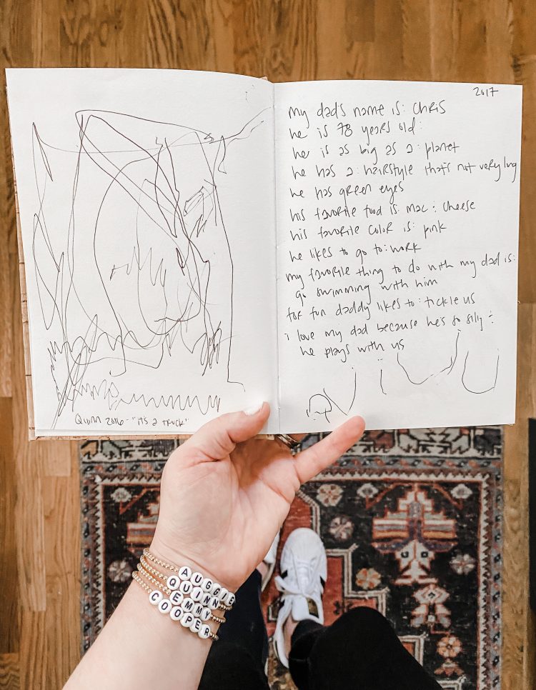 father's day card book idea
