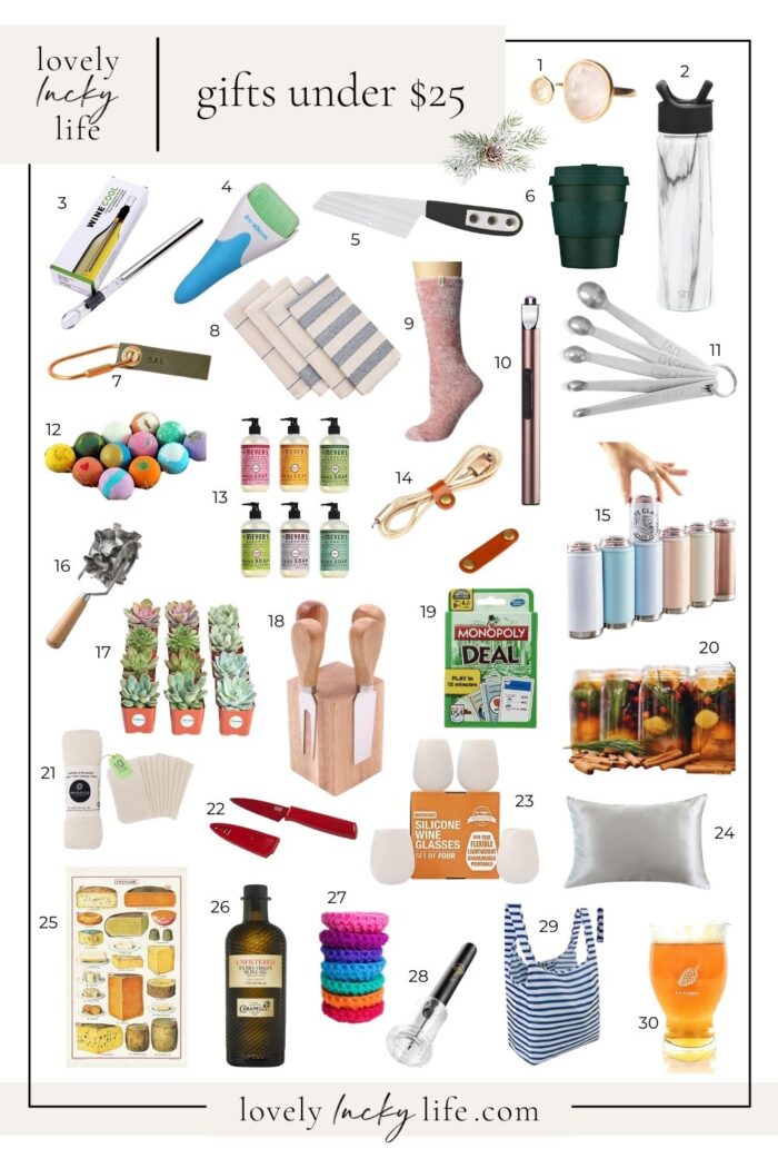 Gifts for Under $25: Neighbors, Coworkers, Stylists, Mail Carriers, Hostesses, ETC