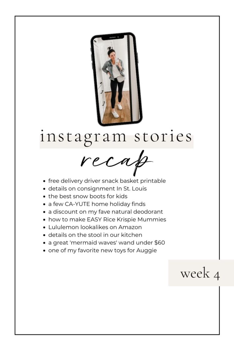 lovelyluckylife.com instagram recap week 4