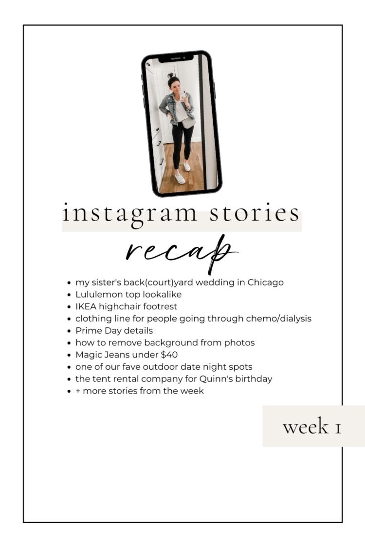 lovely lucky life instagram stories recap week 1