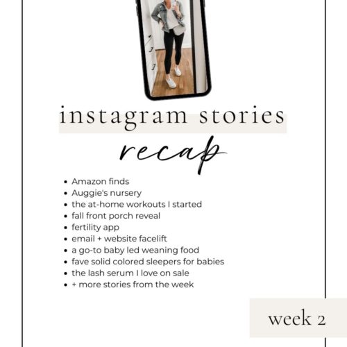 lovely lucky life instagram stories recap week 2