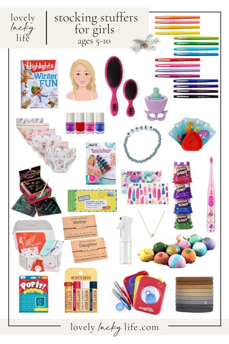 75+ Christmas Gift Ideas + Stocking Stuffers for Girls - Lovely Lucky Life