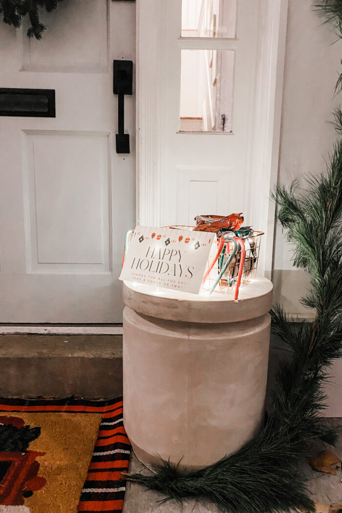 Delivery Driver Snack Basket Printable