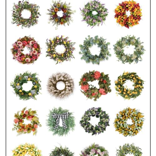 spring wreaths from amazon