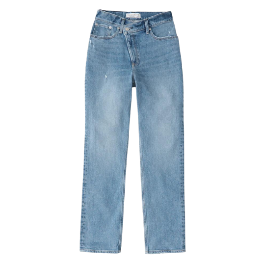 Abercrombie & Fitch Ultra High Rise Straight Jeans | Top Picks for Women on LovelyLuckyLife.com
