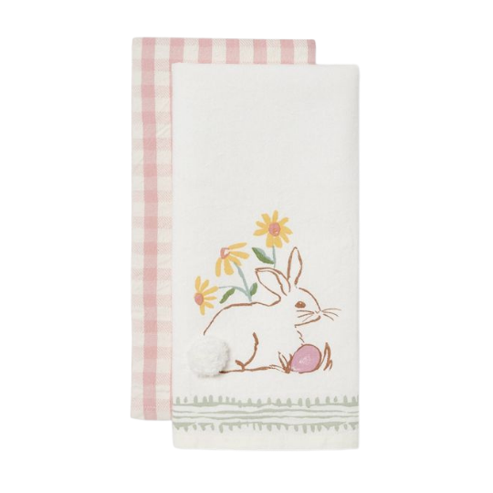 bunny kitchen towel set | top picks for the home this week on LovelyLuckyLife.com