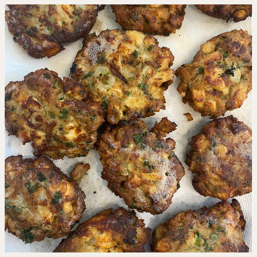 Trout Cakes Recipe | Currently Eating on LovelyLuckyLife.com