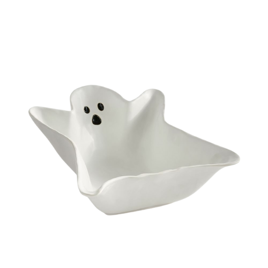 Ghost Shaped Stoneware Candy Bowl | top picks for the home this week on lovelyluckylife.com