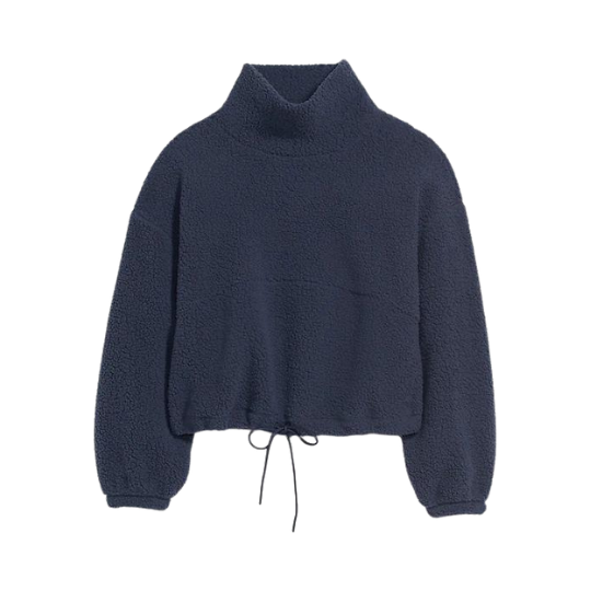 old navy cropped sherpa sweatshirt | top picks for women this week on LovelyLuckyLife.com