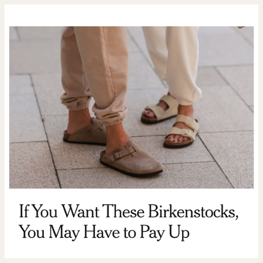 If You Want These Birkenstocks, You May Have to Pay Up | Currently Reading on LovelyLuckyLife.com