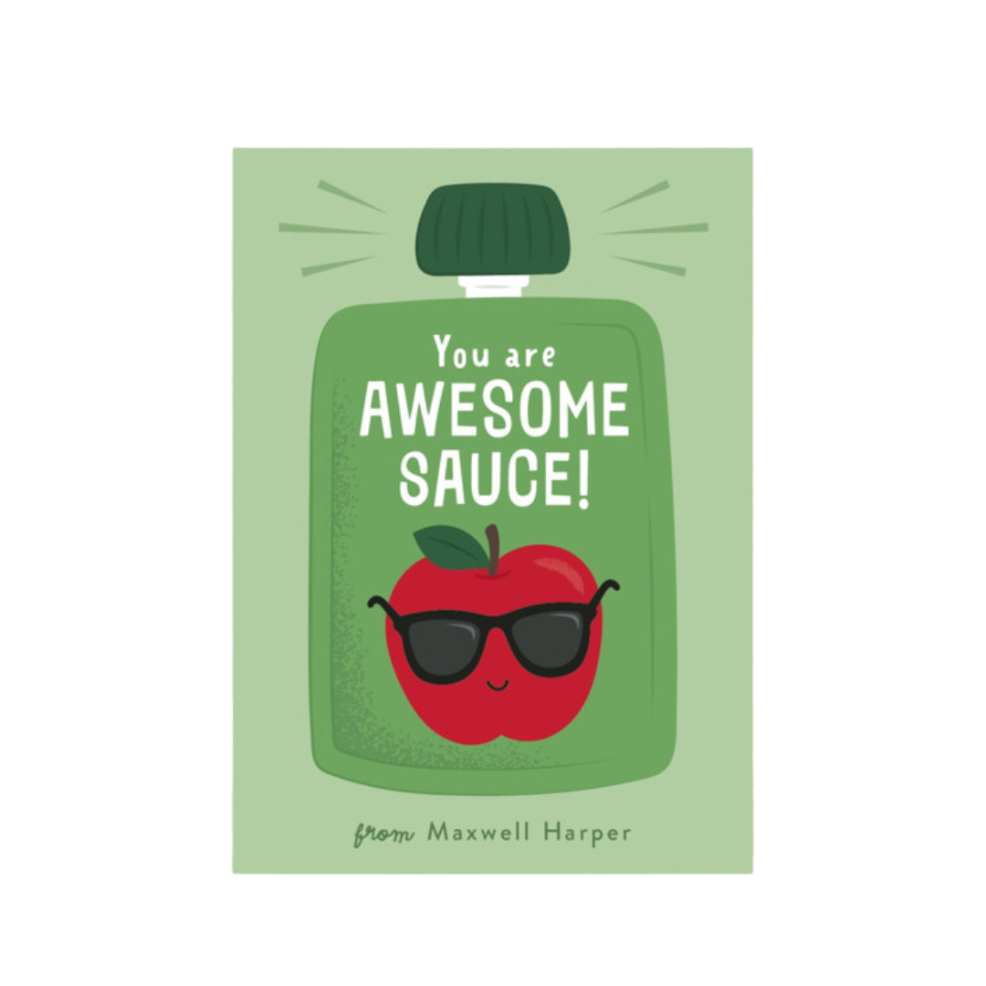 awesome applesauce kids valentines from minted | top picks for kids this week on LovelyLuckyLife.com