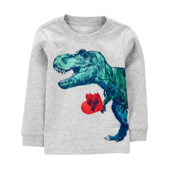toddler valentine’s dinosaur tee | top picks for kids this week on LovelyLuckyLife.com