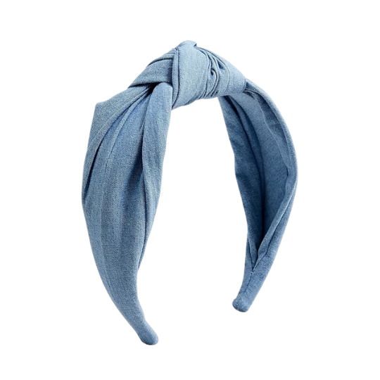 knot headband in chambray | top picks for beauty this week on LovelyLuckyLife.com