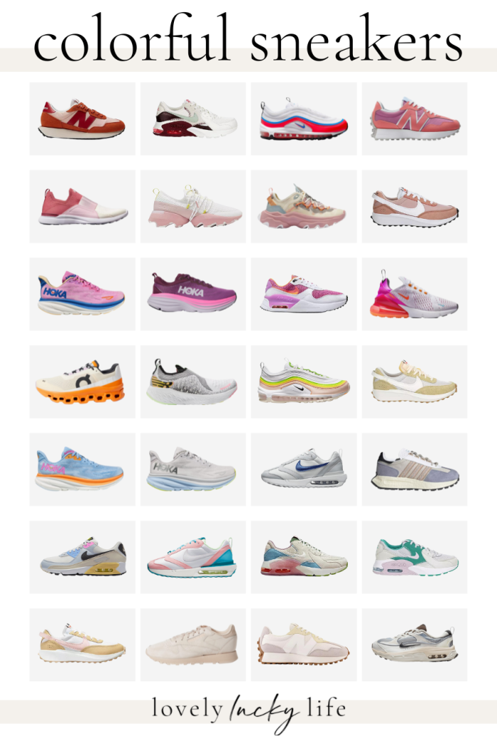 28 Standout Colorful Sneakers for Women