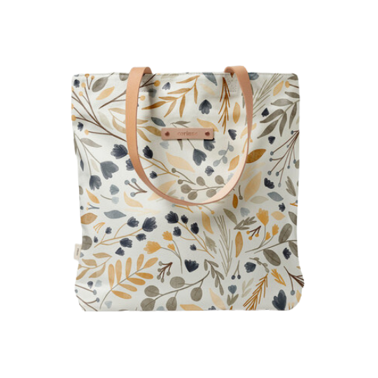 neutral floral minted tote bag | top picks for women this week on LovelyLuckyLife.com