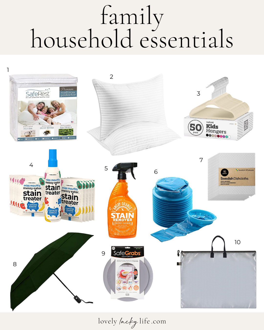 10 Non-Glam but Practical Household Essentials for the Fam