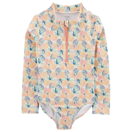 carter's kids' pineapple one-piece rashguard | top picks for kids this week on LovelyLuckyLife.com
