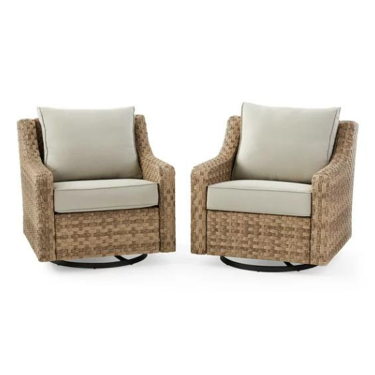 wicker swivel glider set from walmart | top picks for the home this week on lovelyluckylife.com